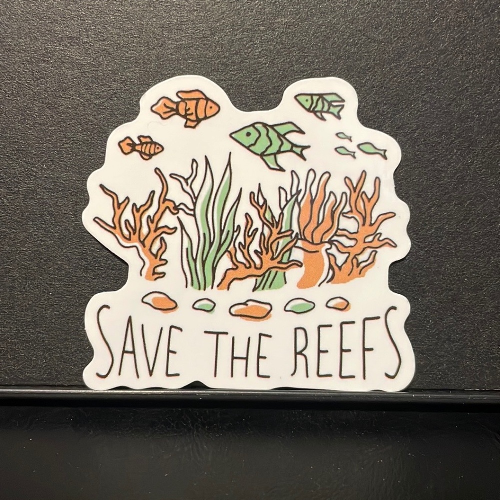 SAVE THE REEFS STICKER